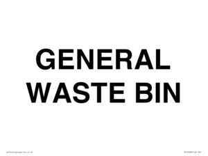 GENERAL WASTE BIN